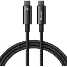 Baseus CAWJ040001 USB-C - USB-C cable 240W 480Mb/s 1m - black