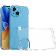 Hurtel iPhone 15 case from the Ultra Clear series in transparent color