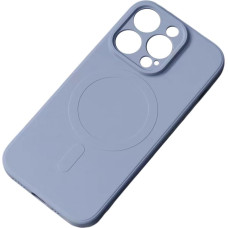 Hurtel iPhone 14 Plus Silicone Case Magsafe - ice blue