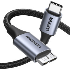 Ugreen USB C / micro USB-B 3.0 cable Ugreen US565 5Gb/s 3A 1m - gray