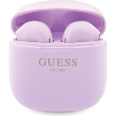 Guess Bluetooth headphones GUTWST26PSU TWS + docking station purple/purple Classic EST Logo Purple