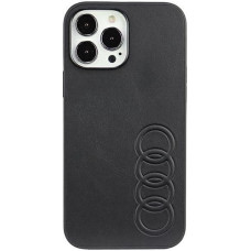 Audi Synthetic Leather iPhone 13 Pro Max 6.7" black/black hardcase AU-TPUPPCIP13PM-TT/D1-BK