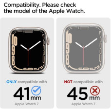 Spigen Ultra Hybrid case for Apple Watch 7 / 8 / 9 (41 mm) - transparent