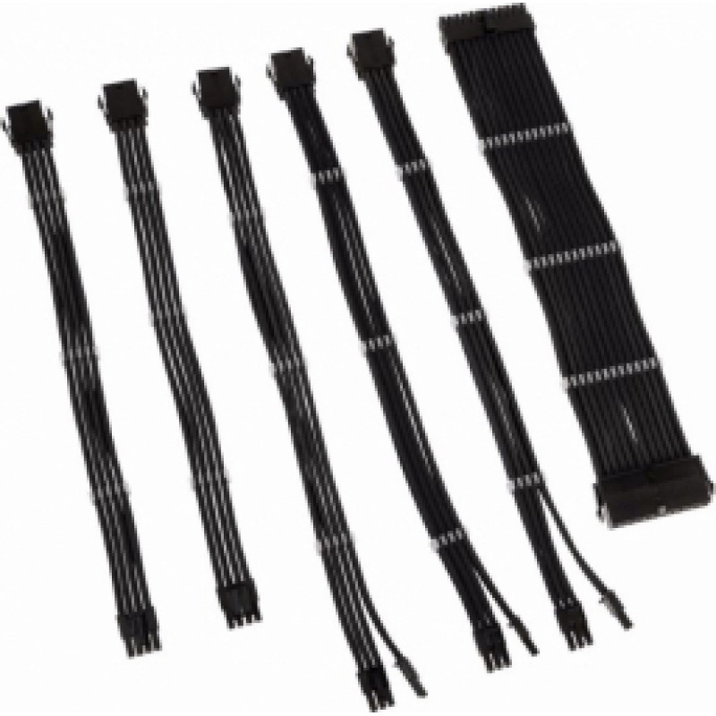 Kolink PSU Kabeļu Pagarinātāji Kolink Core 6 Cables Black