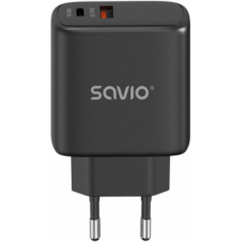 Savio Lādētājs Savio Wall charger 30W Quick Charge