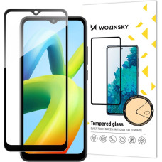 Wozinsky Full Glue Tempered Glass Full Screen Tempered Glass for Xiaomi Redmi A1+ 9H with Black Frame