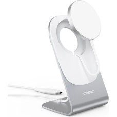 Choetech 15W Qi wireless inductive charger with MagSafe white (H046+T518-F)