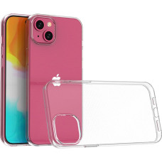 Hurtel iPhone 15 Plus case from the Ultra Clear series in transparent color