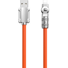 Dudao Angled cable USB-A - Lightning 30W 1m rotation 180° Dudao - orange