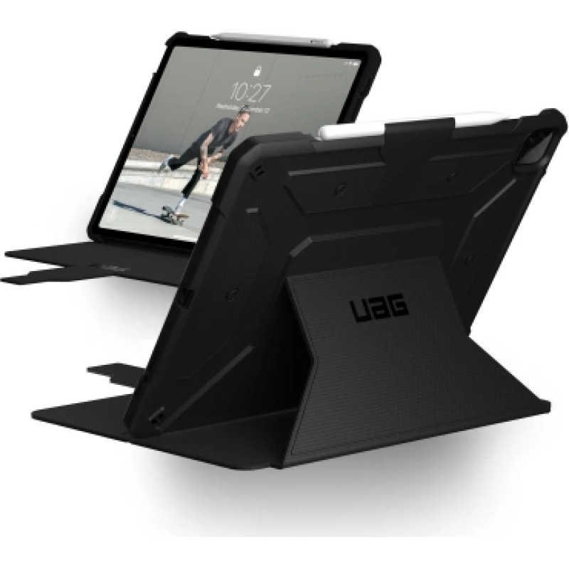 UAG Metropolis case for iPad Pro 12.9" 4/5/6G with Apple Pencil holder - black