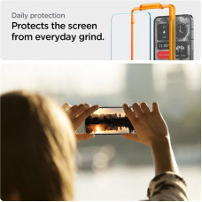 Spigen TEMPERED GLASS Spigen ALM GLAS.TR 2-PACK NOTHING PHONE 2 CLEAR