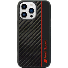 Audi Carbon Fiber Stripe iPhone 14 Pro 6.1" black/black hardcase AUS-TPUPCIP14P-R8/D1-BK