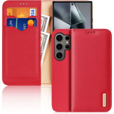 Dux Ducis Hivo case with flap and RFID blocker for Samsung S24 Ultra - red