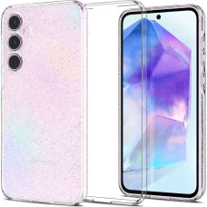 Spigen Liquid Crystal case for Samsung Galaxy A55 5G - transparent and glitter