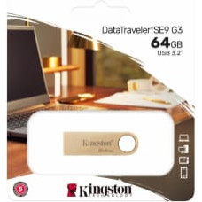 Kingston Zibatmiņa Kingston DataTraveler SE9 G3 64GB Metal