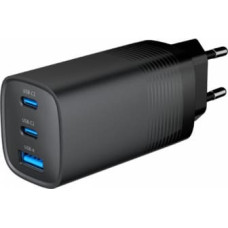 Gembird Lādētājs Gembird 3-port 65W GaN USB PowerDelivery fast Charger Black