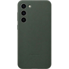 Samsung Leather Cover case for Samsung Galaxy S23+ case made of natural leather green (EF-VS916LGEGWW)