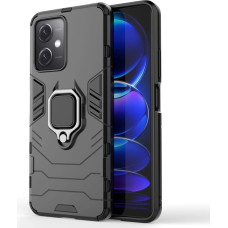 Hurtel Ring Armor Case for Xiaomi Redmi Note 12 5G / Poco X5 5G Armor Cover Magnetic Holder Ring Black