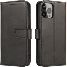 Hurtel Wallet Case with Stand for iPhone 15 Pro Magnet Case - Black