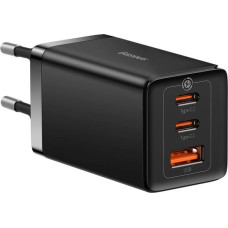 Baseus GaN 2xUSB C 1xUSB 65W fast charger Baseus GaN5 Pro + USB C - USB C 100W cable - black