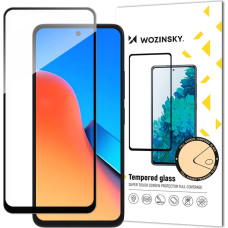 Wozinsky Durable Wozinsky Full Glue Full Screen Tempered Glass with Frame for Xiaomi Redmi 12 - Black