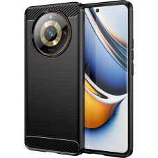 Hurtel Flexible carbon pattern case for Realme 11 Pro / 11 Pro+ Carbon Case - black