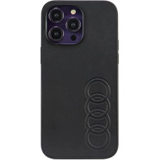 Audi Synthetic Leather iPhone 14 Pro Max 6.7" black/black hardcase AU-TPUPPCIP14PM-TT/D1-BK