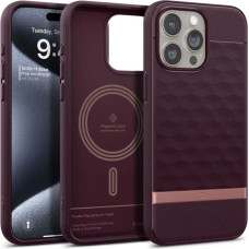 Spigen Caseology Parallax Mag case with MagSafe for iPhone 15 Pro - burgundy