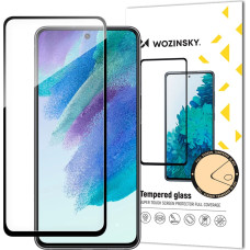 Wozinsky Durable Wozinsky Full Glue Tempered Glass for Samsung S23 FE Full Screen with Frame - Black