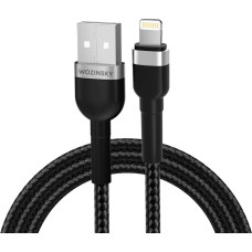 Wozinsky WNBAL1 USB-A / Lightning 2.4A cable 1 m - black