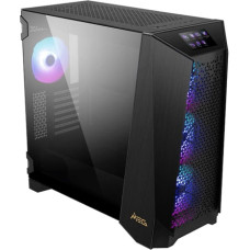 MSI Case|MSI|MEG PROSPECT 700R|MidiTower|Case product features Transparent panel|Not included|ATX|EATX|MicroATX|Colour Black|MEGPROSPECT700R