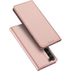 Dux Ducis Skin Pro case for Samsung Galaxy S23+ flip cover card wallet stand pink