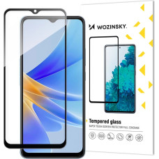 Wozinsky Full Glue Tempered Glass Tempered Glass For Oppo A17 9H Full Screen Cover With Black Frame