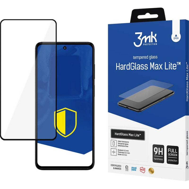 3Mk Protection 9H 3mk HardGlass Max Lite™ glass for Motorola Moto G82 5G