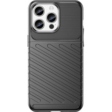 Hurtel Armored iPhone 15 Pro Max Thunder Case - black