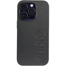 Audi Synthetic Leather iPhone 14 Pro 6.1" black/black hardcase AU-TPUPPCIP14P-TT/D1-BK