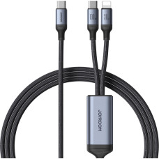 Joyroom 2 in 1 cable Joyroom speedy series SA21-1T2 USB-C - USB-C / Lightning 100W 1.5m black