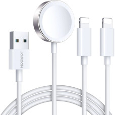 Joyroom S-IW007 3-in-1 cable USB-A magnetic charger - Lightning 1.2m - white