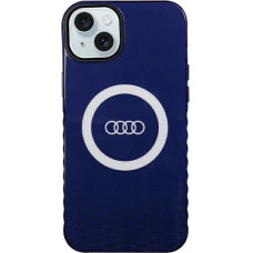 Audi IML Big Logo MagSafe case for iPhone 15 Plus / 14 Plus - blue