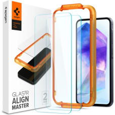 Spigen Glass tR AlignMaster 2 Pack - Samsung Galaxy A55