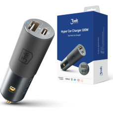 3Mk Protection 3mk Hyper Car Charger USB-C USB-A 100W - silver