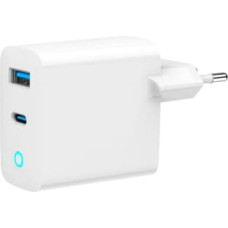 Gembird Lādētājs Gembird 3-port 30W GaN USB Fast Charger LCD White