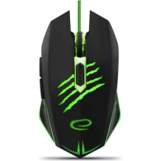 Esperanza WIRED FOR PLAYERS MOUSE 6D Optical USB MX209 CLAW GREEN