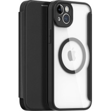 Dux Ducis Skin X Pro Case iPhone 14 Plus Magnetic MagSafe Flip Case Black