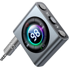 Joyroom JR-CB2 Bluetooth AUX transmitter for car, TV - gray