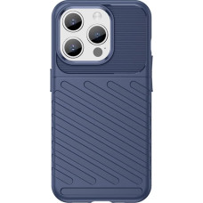 Hurtel Armored iPhone 15 Pro Thunder Case - blue