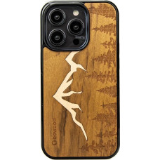 Bewood Wooden case for iPhone 14 Pro Bewood Mountains Imbuia