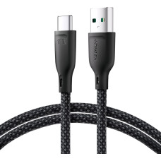 Joyroom Multi-Color Series SA34-AC6 USB-A / USB-C Cable 100W Fast Transfer 1m - Black