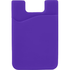 Hurtel Self-adhesive card case for the back of the phone - purple