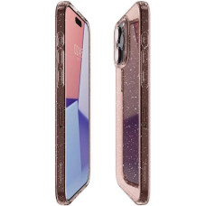 Spigen Liquid Crystal Glitter, rose quartz - iPhone 15 Pro